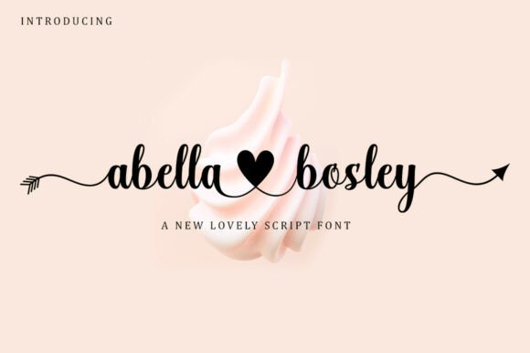 Abella Bosley: The Ultimate Script Font for Romantic Branding