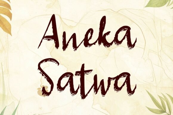 Aneka Satwa Typeface for Editorial Design