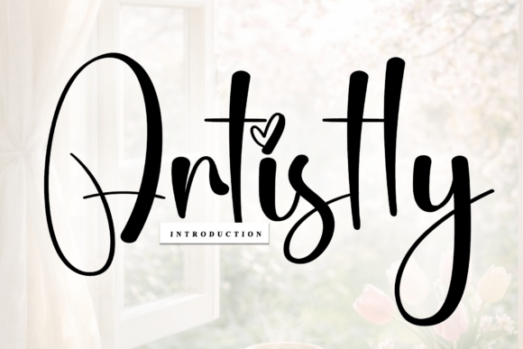 Artistly: A Rhythmic Script Font for Editorial Design