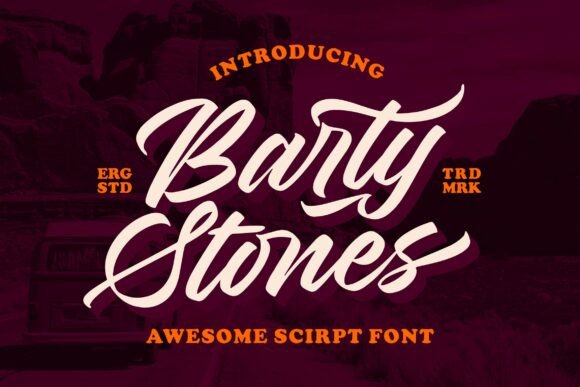 Barty Stones Font for Bold Web Design