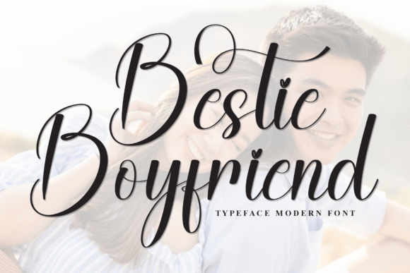 Bestie Boyfriend Font for Scroll-Stopping Social Graphics