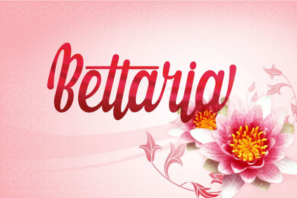 Bettaria: The Perfect Script Handwritten Font for Crafters