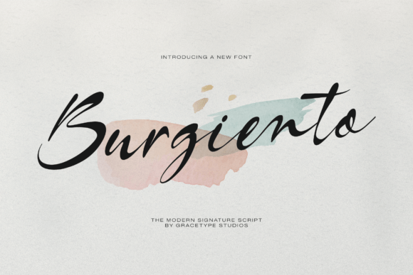 Burgiento: The Signature Font for Modern Brands