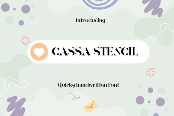 Cassa Stencil: Elevate Your Brand with Script Handwritten Fonts