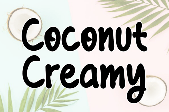 Coconut Creamy Font for Modern Branding
