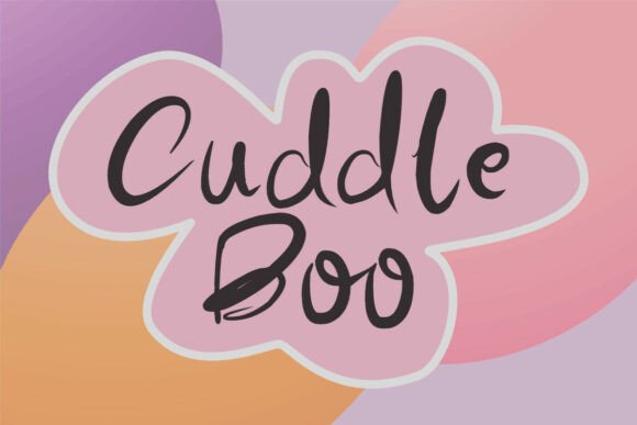Cuddle Boo: A Sweet Handwritten Script Font for Makers