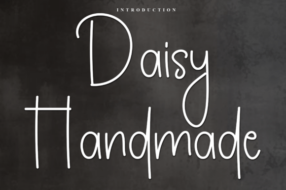 Daisy Handmade Font for Social Media Design