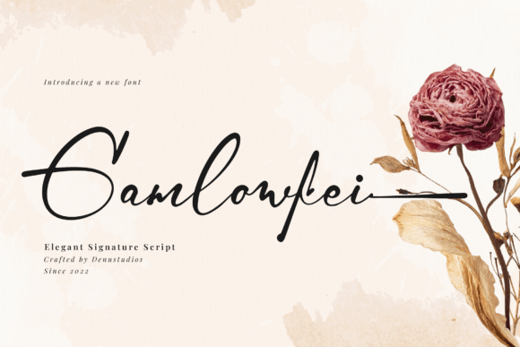 Gamlowfei: The Premium Script Font for High-End Branding