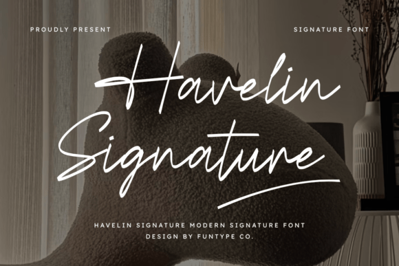 Havelin Signature: A Premium Script Typeface for Editorial Design