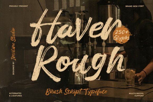 Haven Rough Typeface for Bold Campaigns