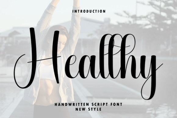 Healthy Script Font for Modern Web Design