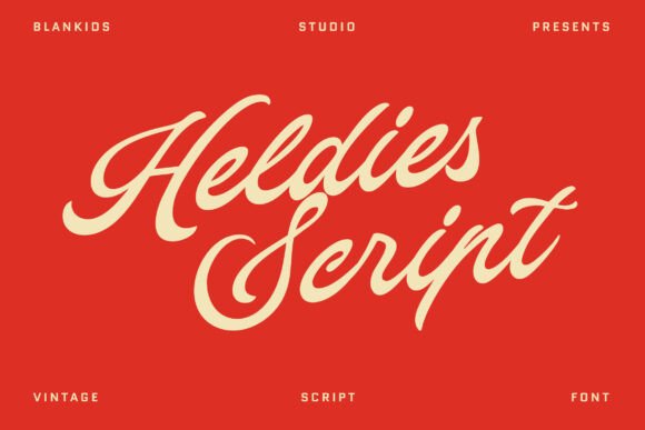 Heldies: A Retro Script Font for Editorial Warmth