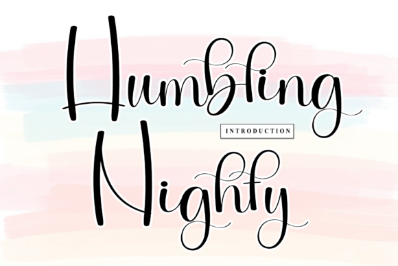 Humbling Nighty Font for Elegant Branding