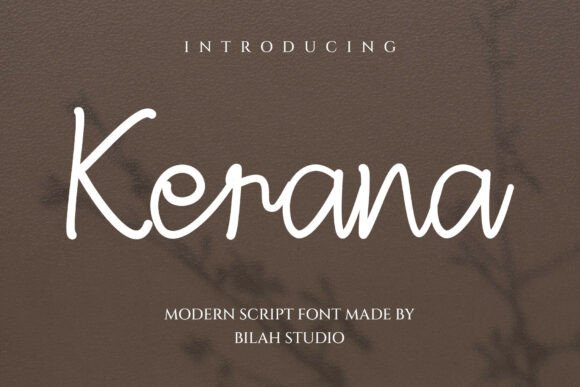 Kerana Handwritten Font for Modern Web Design