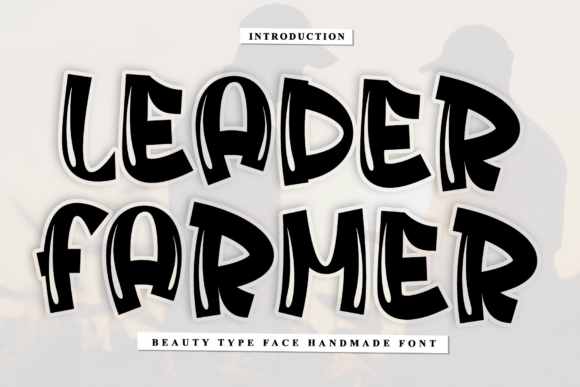 Leader Farmer: A Rhythmic Script Font for Editorial Design