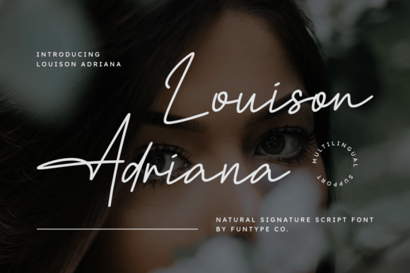 Louison Adriana: Elegant Script Font Review & Download Guide