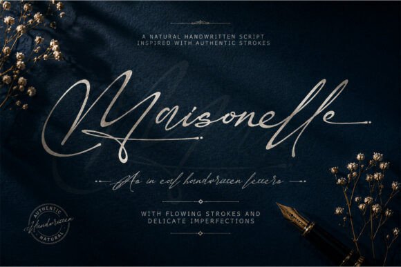 Maisonelle: A Graceful Script Font for Branding