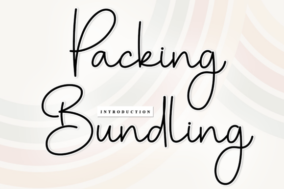 Packing Bundling Font Review for Makers