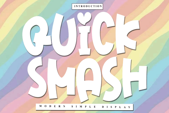 Quick Smash Script Font for Makers