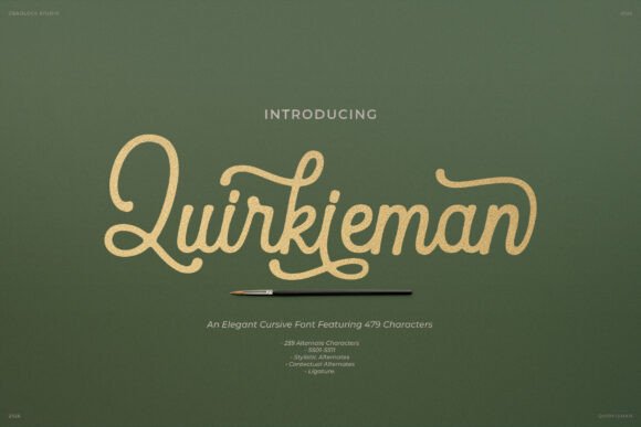 Quirkieman Font for Authentic Small Business Branding