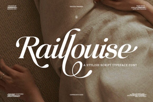 Raillouise: A Stylish Script Typeface for Elegant Branding