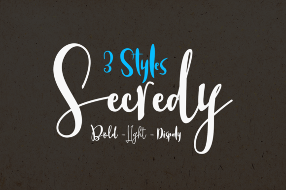 Secredy Typeface for Elegant Branding