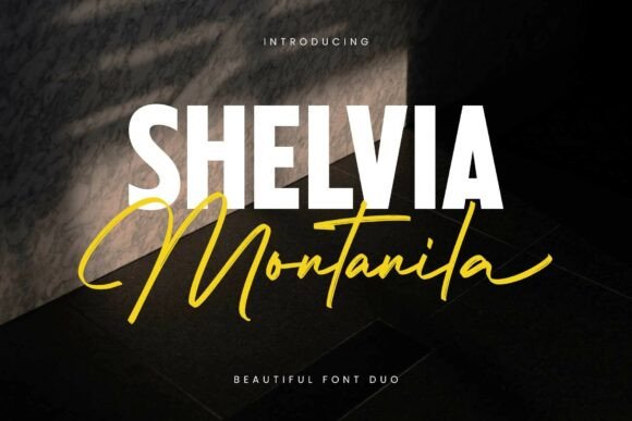 Shelvia Montanila: The Perfect Typeface for Small Brands