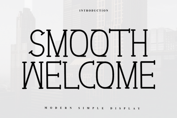 Smooth Welcome: A Refined Script Font for Editorial Design