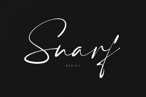 Snarf: The Elegant Signature Script Font for Editorial Design