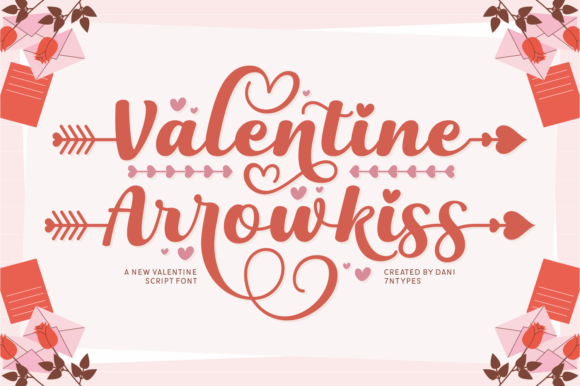 Valentine Arrowkiss Font for Romantic Campaigns